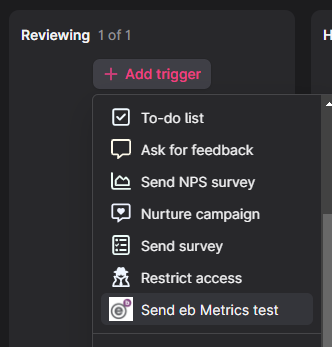 Agregar triggers en Teamtailor